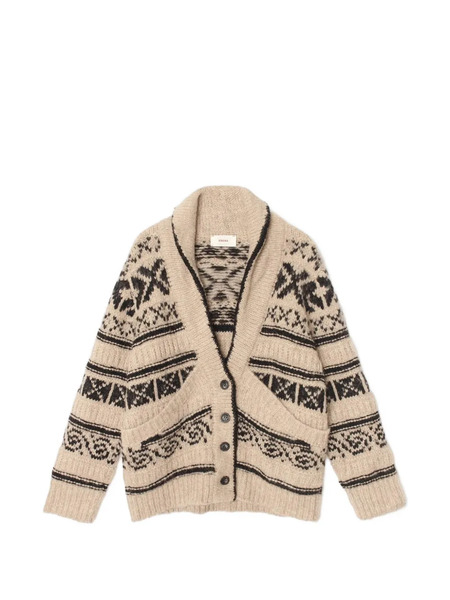  Xirena Fair Isle-knit Cardigan - Neutrals 