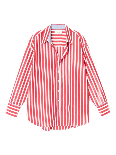  Xirena Gillian Striped Shirt - Red 