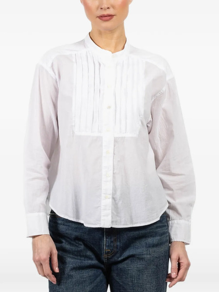  Xirena Miranda Pleated Shirt - White 