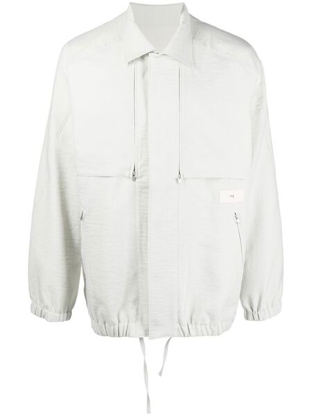  Y-3 Concealed Front-fastening Jacket - Grey 