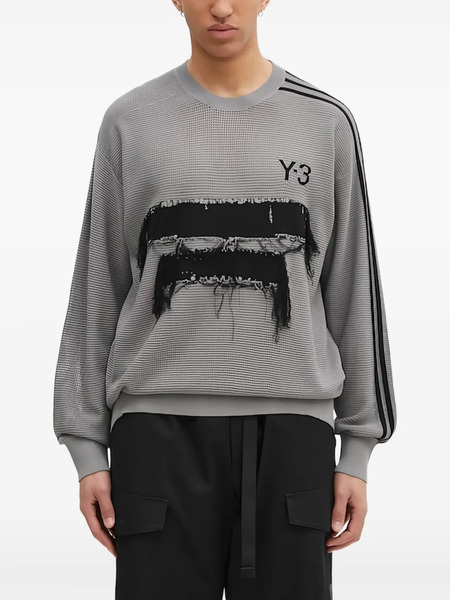  Y-3 Crew-neck Sweater - Gray 
