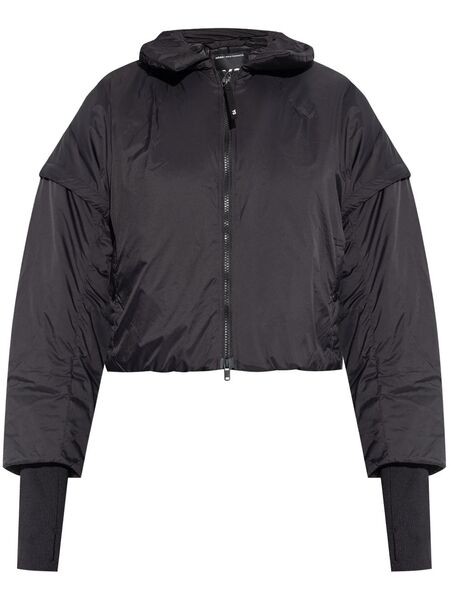  Y-3 Cropped Padded Jacket - Black 