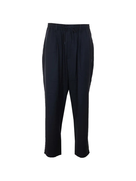  Y-3 Drawstring Tapered Trousers - Black 