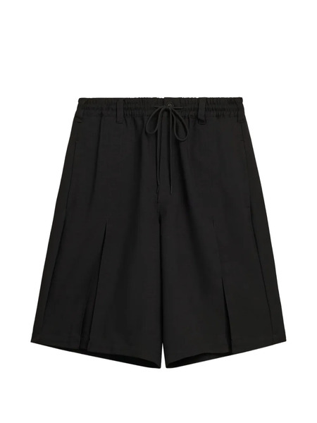  Y-3 Drawstring-waist Shorts - Black 