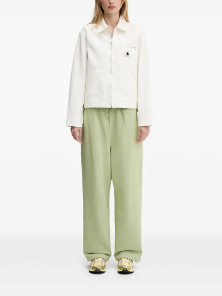  Y-3 Drawstring-waist Track Pants - Green 