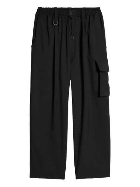  Y-3 Elasticated-waist Cargo Pants - Black 