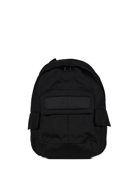  Y-3 Flap-pocket Backpack - Black 