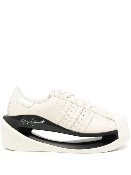  Y-3 Gendo Superstar Leather Sneakers - Neutrals 