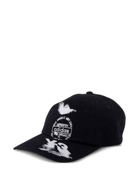  Y-3 Graphic-print Baseball Cap - Black 