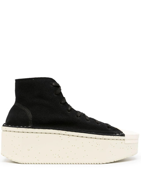  Y-3 Lace-up Platform Sneakers - Black 