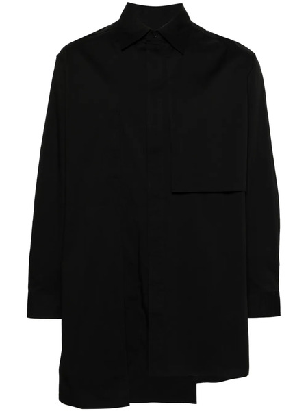  Y-3 Layered Poplin Shirt - Black 