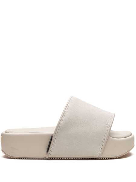  Y-3 Y-3 Leather Slides - Neutrals 