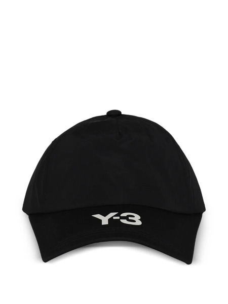  Y-3 Logo-detail Hat - Black 