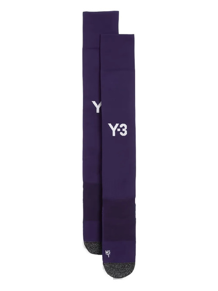  Y-3 Logo-embellishment Socks - Purple 