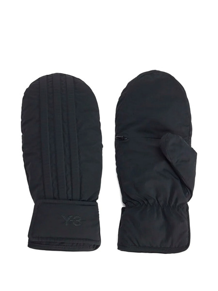  Y-3 Logo-embroidered Gloves - Black 