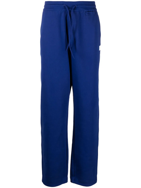  Y-3 Logo-patch Track Pants - Blue 