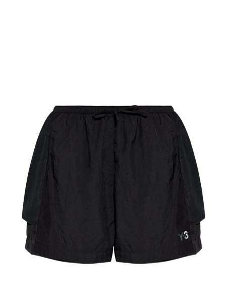  Y-3 Logo-print Shorts - Black 