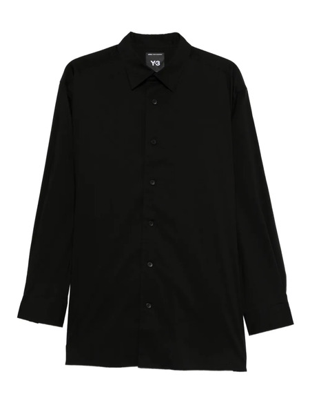  Y-3 Long-sleeve Button-up Shirt - Black 