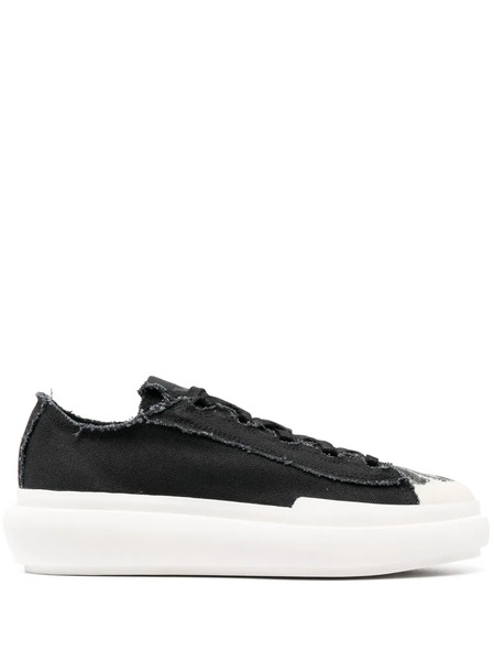 Y-3 Nizza Low Canvas Sneakers - Black 