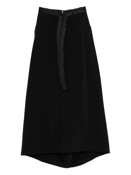  Y-3 Padded-detail Maxi Skirt - Black 
