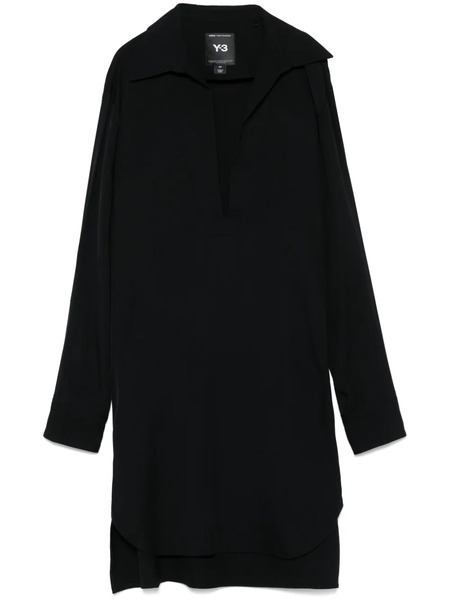  Y-3 Pointed-flat-collar Shirt - Black 