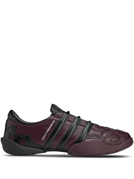 Y-3 Regu 2002 Leather Sneakers - Brown 