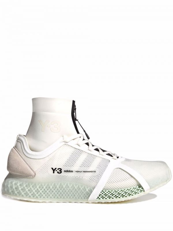  Y-3 Runner 4d Iow High-top Sneakers - White 