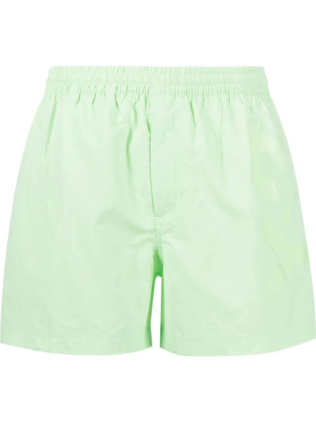  Y-3 Slim-cut Swim Shorts - Green 