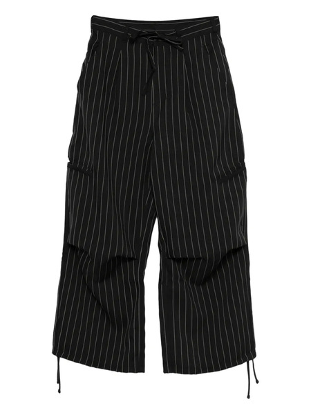 Y-3 Stripe-pattern Trousers - Black 