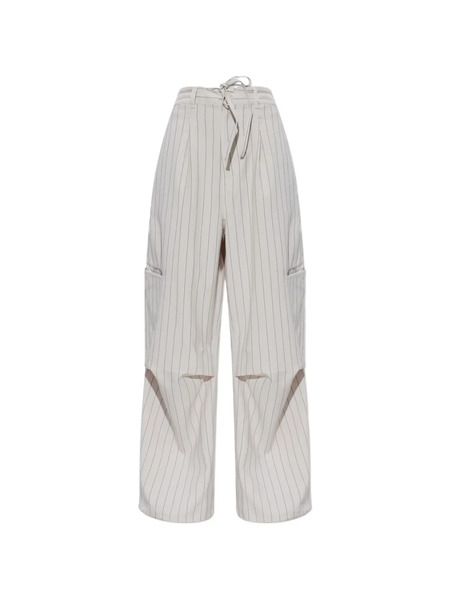  Y-3 Striped Cutout Trousers - Neutrals 