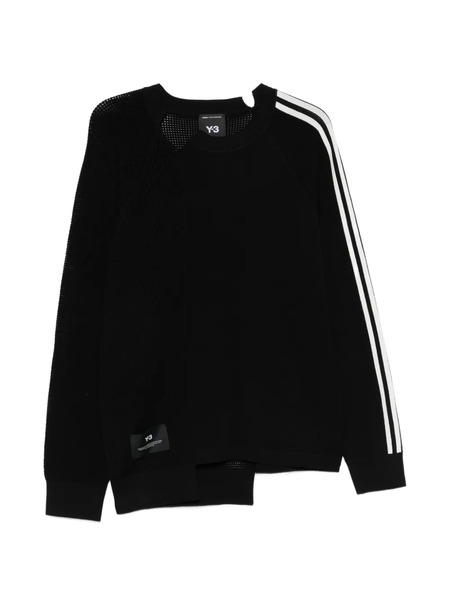  Y-3 Three-stripe Sweater - Black 