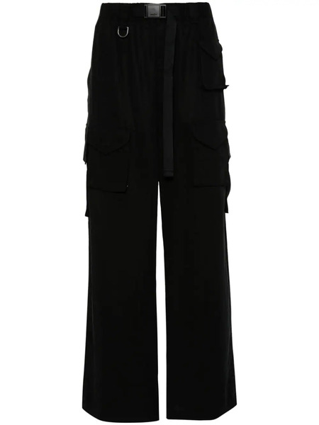  Y-3 Twill Cargo Pants - Black 