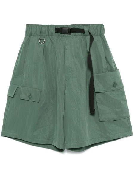  Y-3 Twill Cargo Shorts - Green 