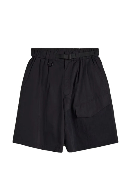  Y-3 Ut Belted Shorts - Black 