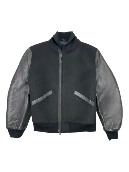  Y-3 X Yohji Yamamoto Ribbed Bomber Jacket - Black 