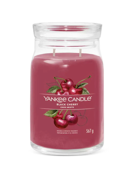  Yankee Candle Cherry Printed Candle - Pink 