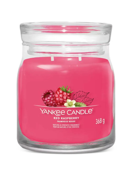  Yankee Candle Medium Red Raspberry Candle 