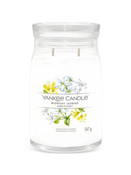  Yankee Candle Midnight Jasmine Candle - White 