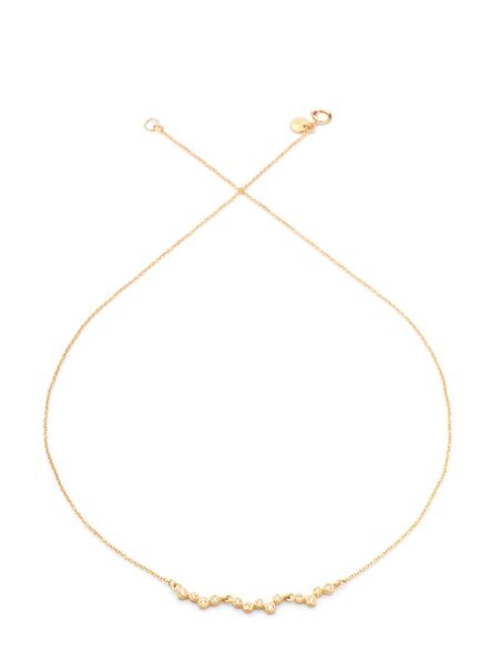  Yasuko Azuma 18kt Yellow Gold Diamond Necklace 