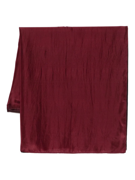  Yavi Bead-detail Silk Scarf - Red 
