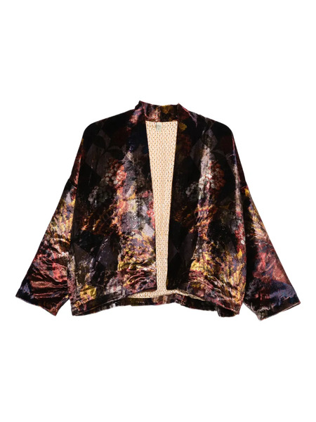  Yavi Floral-print Jacket - Black 