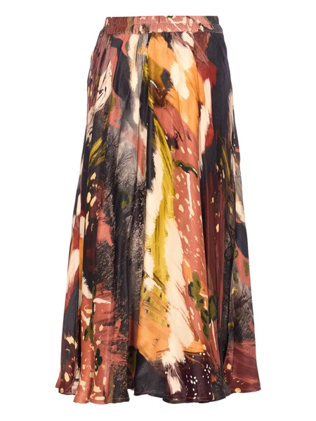  Yavi Printed Skirt - Brown 