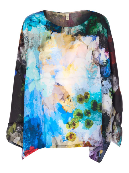  Yavi Printed Top - Blue 
