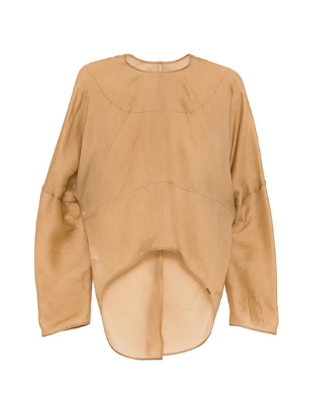  Yeareast Silk Blouse - Brown 