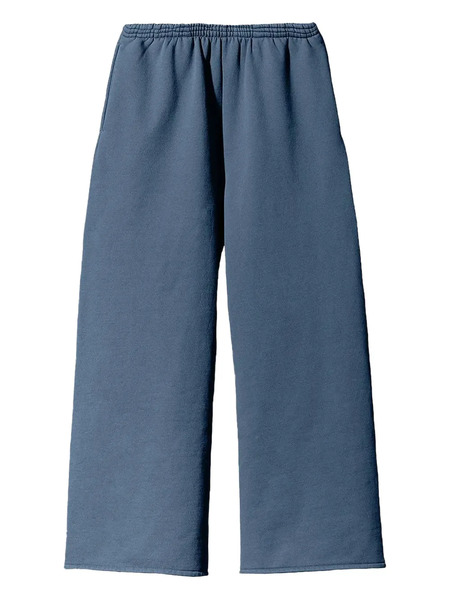  Yeezy Gap Engineered By Balenciaga Elasticated-waistband Fleece Track Pants - Blue 