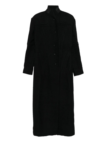  Yehuafan Textured Coat - Black 