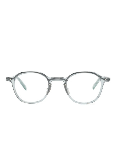  Yellow Plus Round-frame Glasses - Grey 