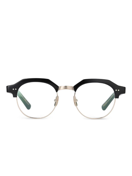  Yellows Plus Russel Round Glasses - Black 