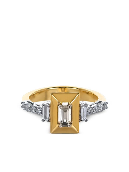  Yeprem 18k Yellow Gold Strada Diamond Ring 