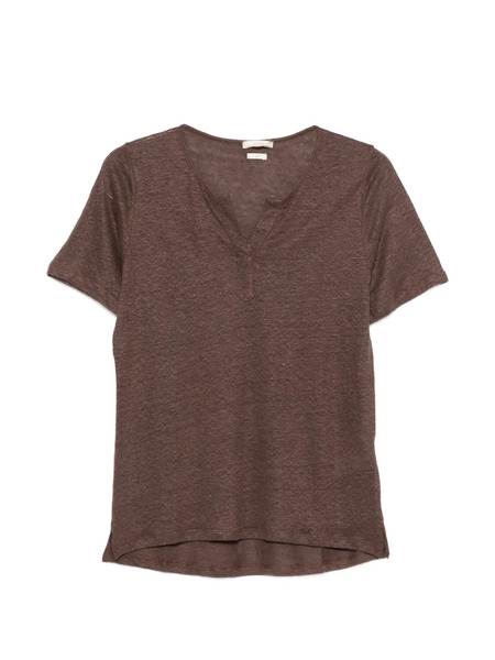  Yerse V-neck T-shirt - Brown 